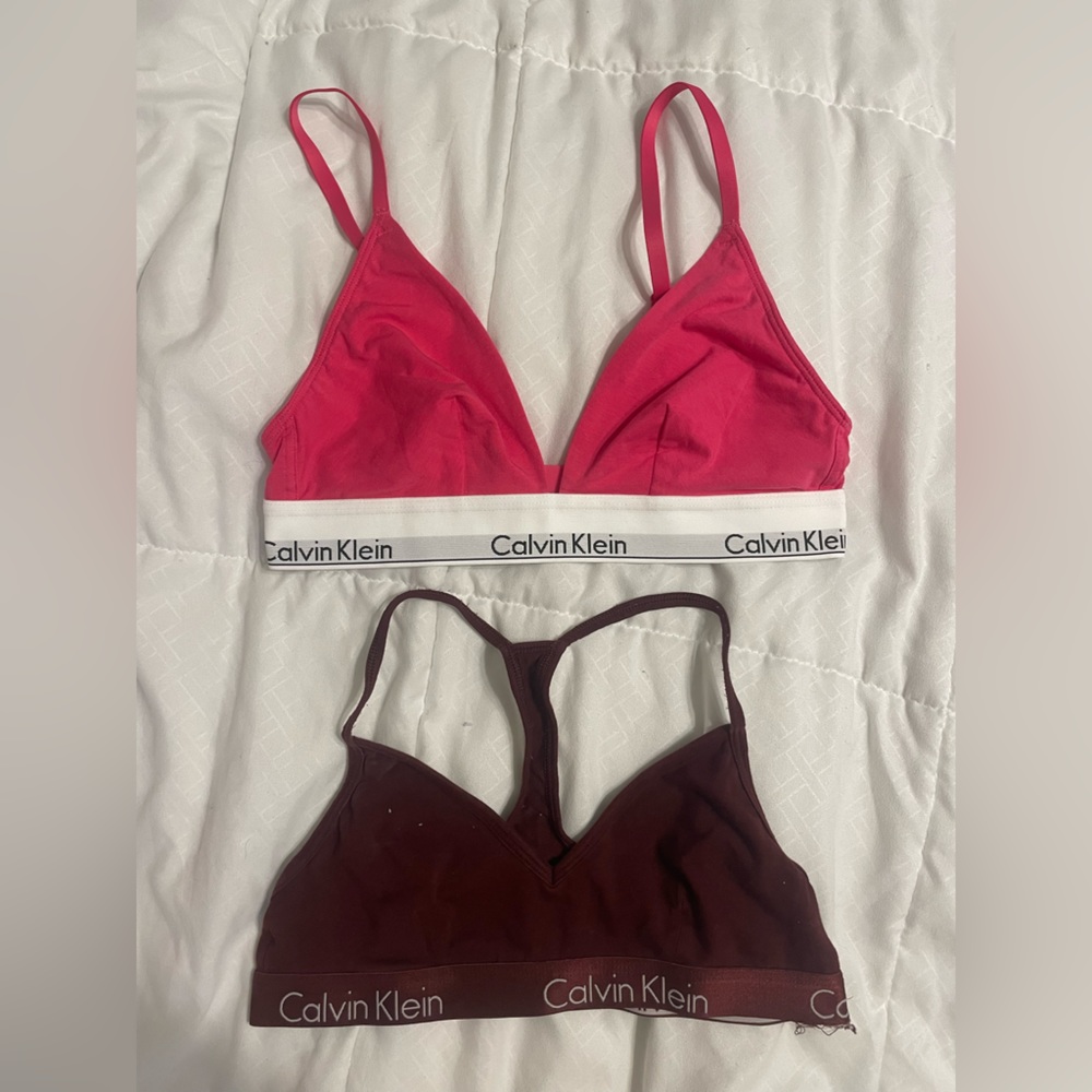 Calvin Klein Bralette Bundle Size M